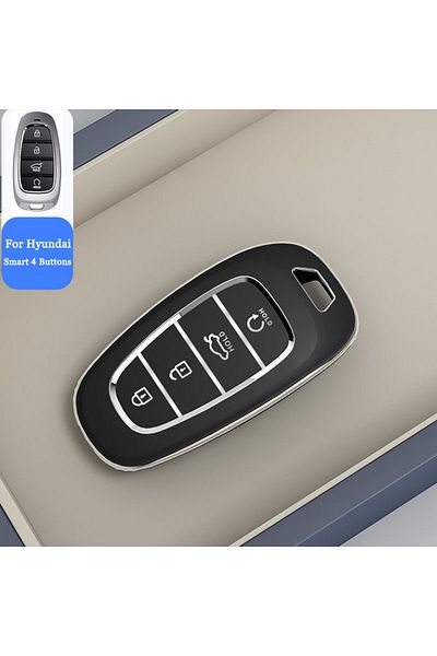 Choice Black Tpu Soft Car Key Case Cover Protect Shell For Hyundai Tucson Solaris Sonata Hybrid Nexo Nx4 Sa