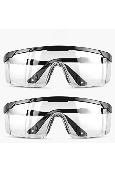 Choice 2Pcs Black 2Pcs Anti-Splash Work Safety Glasses Eye Protecting Lab Gog...