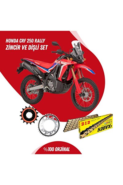 D.I.D HONDA CRF 250 RALLY 17-23 DID VX3 GOLD ZİNCİR DİŞLİ SET DIDKMP011