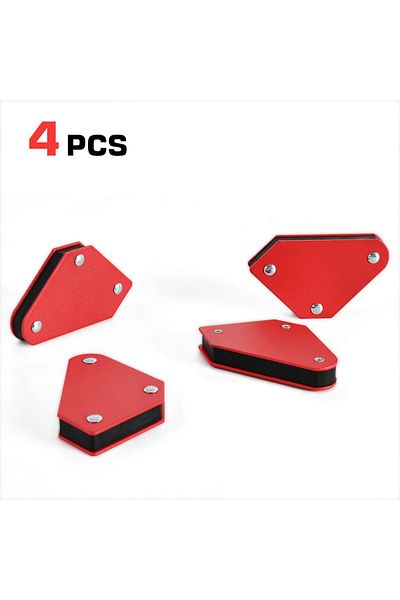 Choice Hot 4pcs 7.2CM Magnetic Welding Holders Angle Solder Arrow Magnet Weld Fixer Positioner Ferrite H...