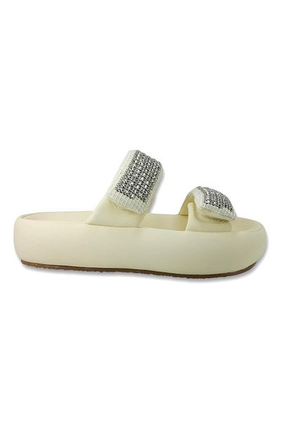 Guja Beige Women's Daily Slippers Model 24Yt-435