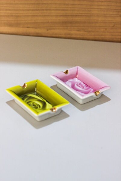 madamcamilla Τασάκι από πορσελάνη Lucky Art Bone 2 τεμαχίων 6x8cm 1923