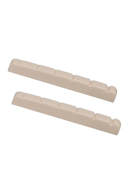Choice White 2pcs 6 String Electric Guitar Nut Slotted For Fender St Tl Style Guitar Replacement Guitar Par