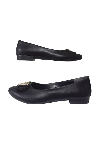 Shoes La Meira cipele ženske crne V Sa kopčom svakodnevne stilske Baletanke L...