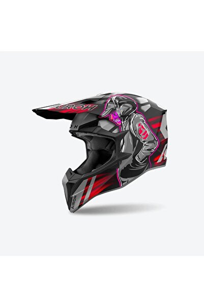 Airoh Wraap Cyber Red Matt Kask