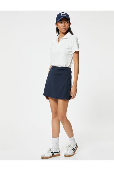Koton Bavlna Regular Fit - Základní tričko Polo s krátkým rukávem