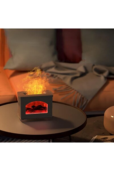 270 Ml Doublespray Room Air Humidifier Lighted Fireplace Design Aroma Therapy Humidifier