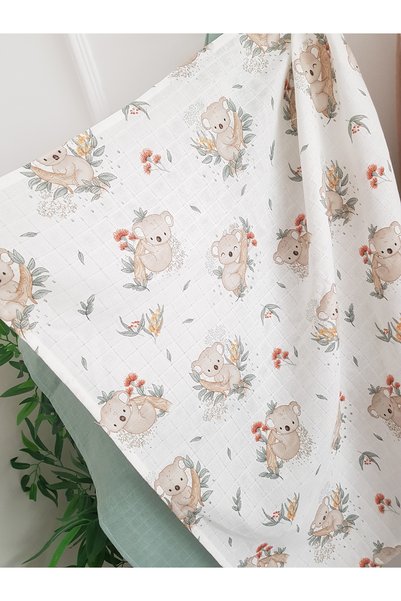 ib ilkimbebe Multi-Purpose Muslin Blanket Set of 3 Muslin Newborn Baby Blankets, 100% Cotton Muslin Fabric, 80X80Cm