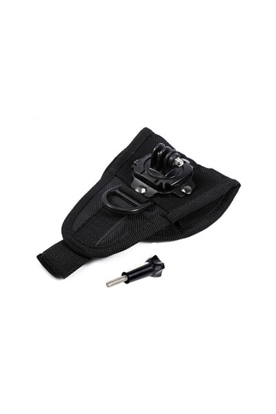 Choice حامل معصم عالمي أسود اللون قابل للدوران 360 درجة، يُثبّت على القفازات،...