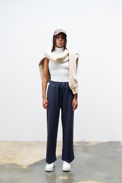 Basicpark Smoked Women's Waist Adjustable Comfortable Fit Modal Trousers