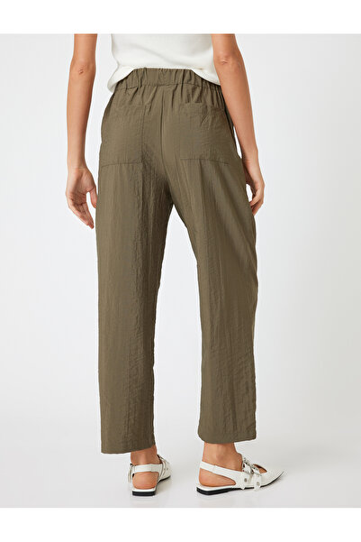 Koton Bol Paça Pantolon Cepli Beli Lastikli