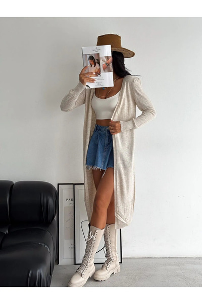 Kayaka triko Women's Basic Long Cardigan