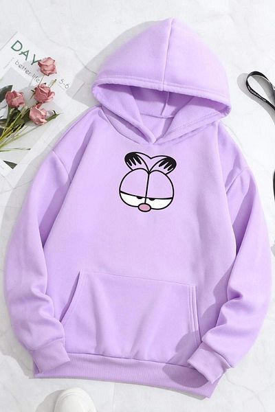 Moda Glo Φούτερ με στάμπα Garfield Unisex