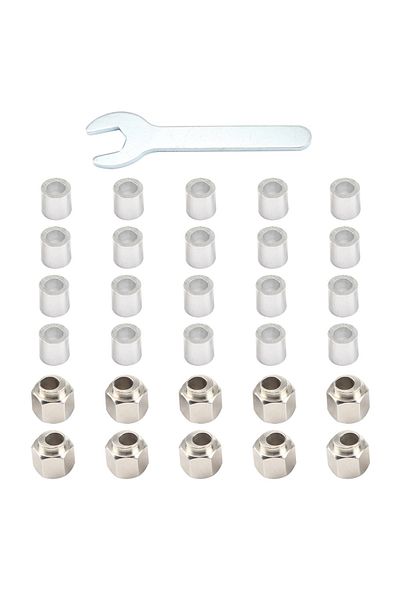 Choice Fysetc 10pcs Hexagonal Eccentric Column 20pcs Round Column Height 8mm Inner Hole 5mm For V Wheel ...