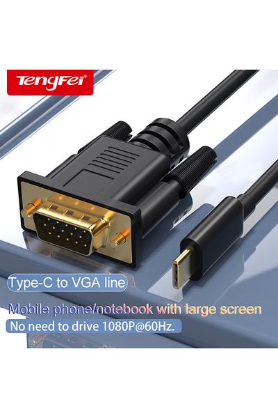 Choice محول USB C إلى VGA كابل USB من النوع C إلى VGA لجهاز Apple MacBook Air MacBook Pro كابل USB-C ...