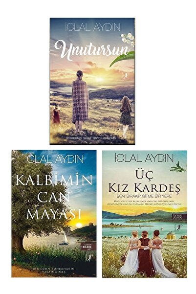 Artemis Yayınları İclal Aydın 3 kitaplık Set ( Unutursun # Üç Kız Kardeş # Ka...