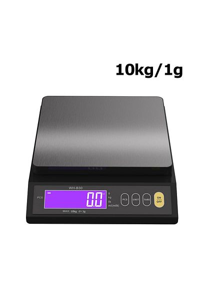 Choice 10kg 1g 5kg/0.1g 10kg/1g Digital Electronic Kitchen Scale LCD Display Fully Waterproof Stainless Ste