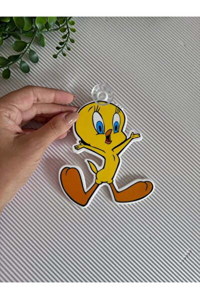 Ebru Tweety cam süsü pleksi vantuzlu