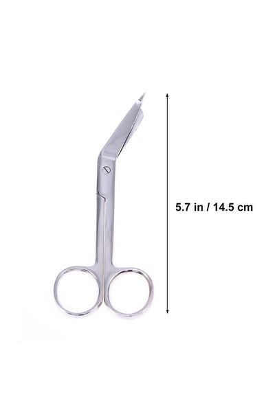 BSJCOMMERCEANDTRADE 14cm 14/18cm Stainless Steel Gauze Bandage Scissors Dressing Surgical Scissors Household Plaster Sci