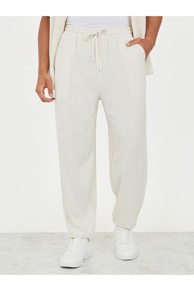 Styli Premium Linen Balloon Fit Pants