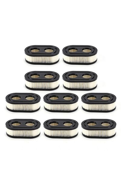 Alloet 10pcs Practical Mower Air Filter Fit for Briggs for Stratton 593260/798339 Replacement Engine Ele...