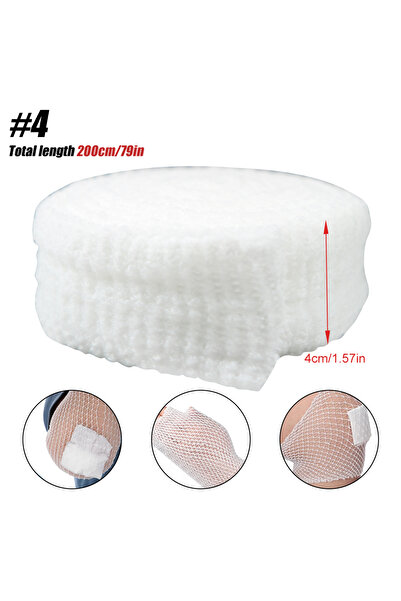 Choice 4 1 لفة شبكة مرنة ضمادة الجروح شبكة أنبوبية أنابيب شاش أنبوبي تثبيت قا...