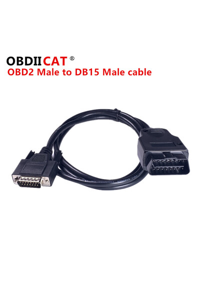 Choice Hot Sell Car Extenstion Cable 1M OBD 2 OBD2 Male to DB15 Male OBDII OBD II Cable