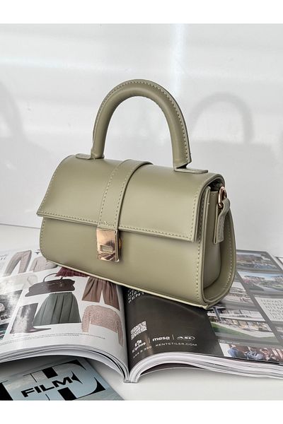 mèche atelier since 2024 Geantă de mână și de umăr pentru femei Mint Green - Buric