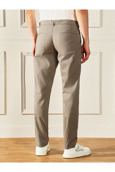 Dennis Lingo By Styli Mid Rise Slim Fit Chinos