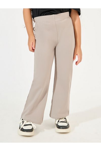 Styli Basic Baby Flare Full Length Leggings