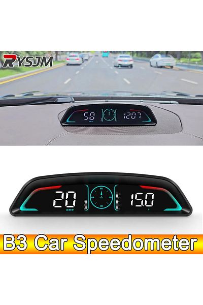 Choice AD B3 عداد السرعة شاشة عرض أمامية OBD2 HUD سيارة عداد سرعة الدوران درجة حرارة الماء مع إنذار استهلاك الوقود التلقائي...