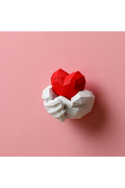 Choice 01 Love Refrigerator Magnet Holding Love Geometric Surface Refrigerato...