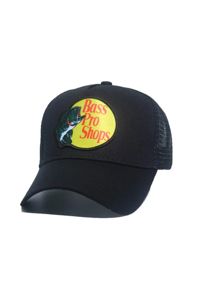 Choice1 black Fashion Fish Trucker Caps Men Funny Fishing Printing Hat Baseba...
