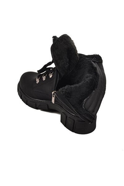 WALKWAY Parpat 25K Black Emerald Women's Boots with Fur Inside