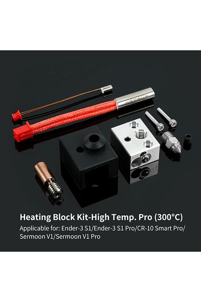 Choice Heating Block Pro Creality Heating Block Kit High Temperature Pro Original For Ender-3 S1 Cr-10 Smar