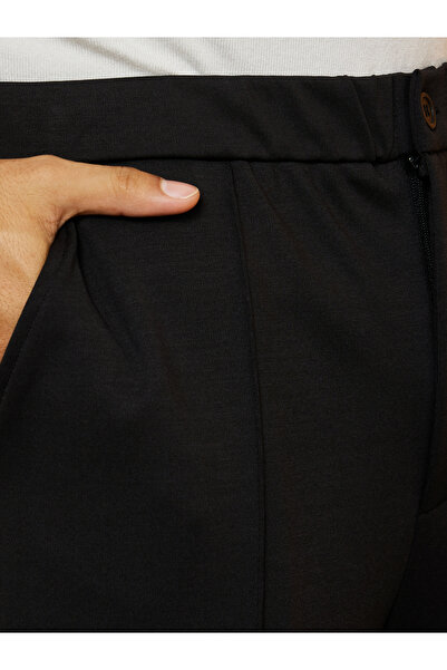 Styli Front Pintuck Knit Relax Fit Pants