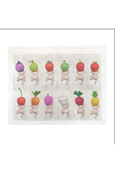 Miniso Random 1 pcs Sonny Angel Harvest Series Blind Box Fruit And Vegetable Figure Kawaii Hippers Anime Fi