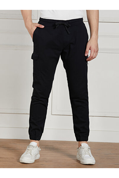 Dennis Lingo By Styli Cotton Lycra Solid Stretchable Regular Fit Cargo Joggers