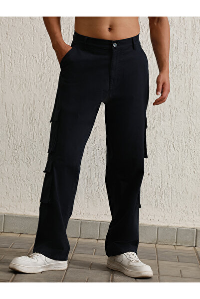 Hubberholme By Styli Straight Fit Double Cargo Pocket Pants