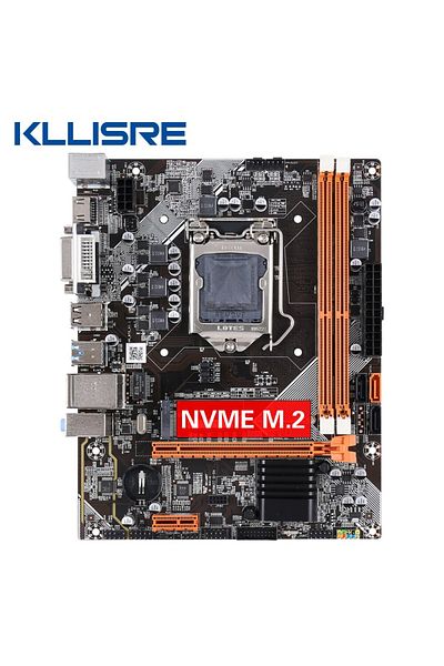 Choice Motherboard (Single Motherboard option) Kllisre B75 Desktop Motherboard M.2 LGA 1155 for I3 I5 I7 CP