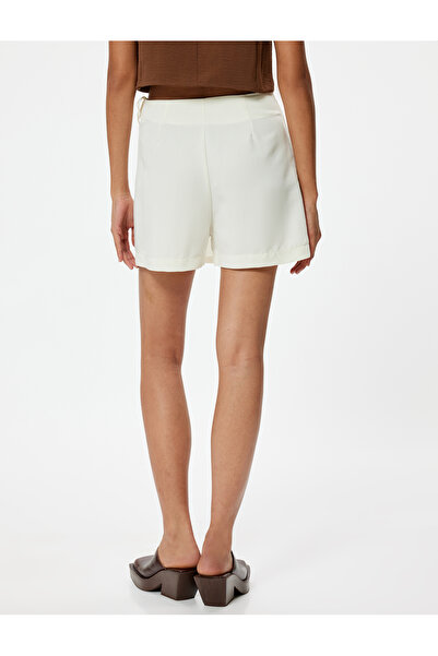 Koton Μίνι κοντή φούστα Modal Blended Lacing Λεπτομερής