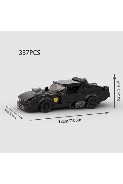 Choice Hot moc v8 interceptor speed champions technic racing cars city sport vehicles building blocks ...
