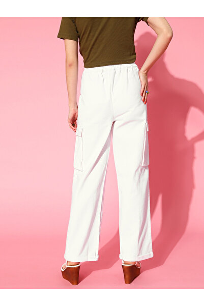 Sassafras By Styli Cargo Pocket Straight Pants with Pleats