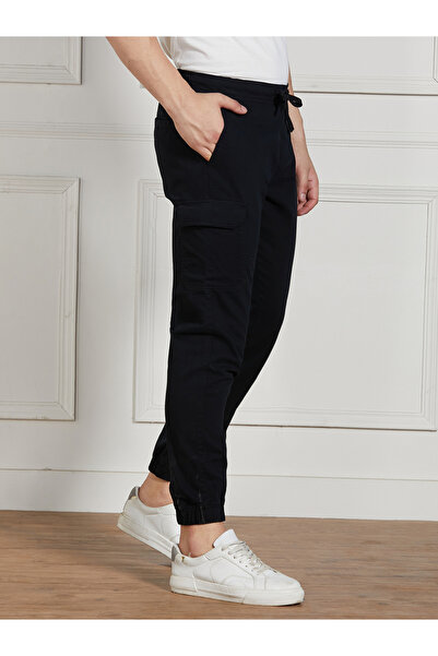 Dennis Lingo By Styli Cotton Lycra Solid Stretchable Regular Fit Cargo Joggers