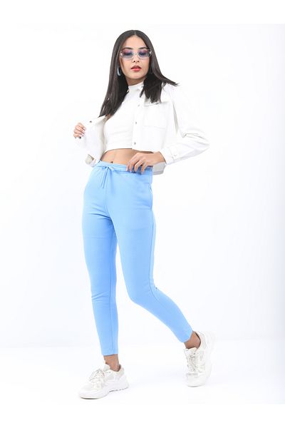 Ketch By Styli Solid Mid Rise Jogger with Drawstring