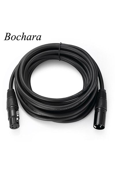 Choice كابل Bochara XLR ذكر إلى أنثى M/F OFC كابل صوت محمي لميكسر الميكروفون 1 م 1.8 م 3 م 4.5