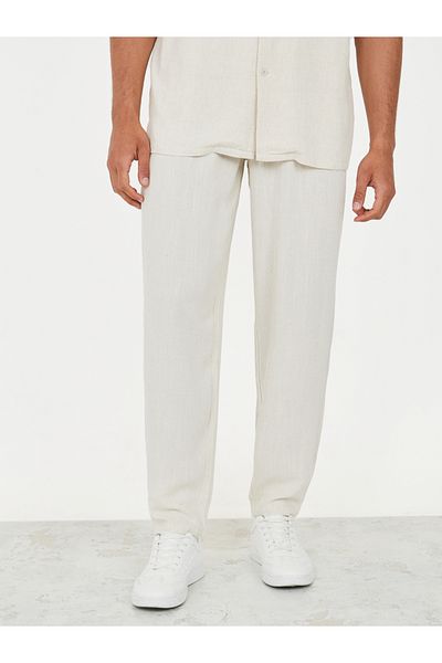 Styli Premium Linen Balloon Fit Pants