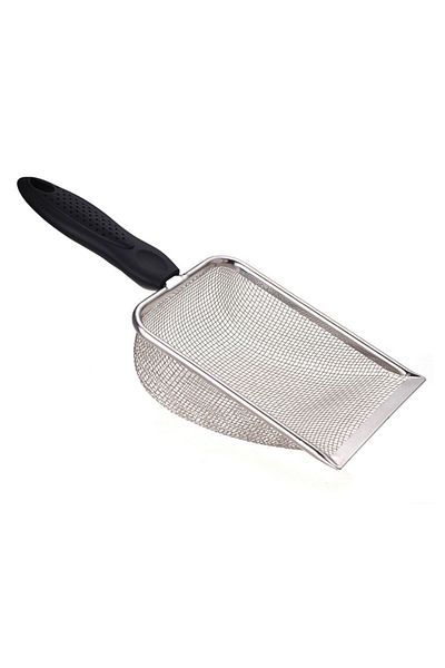 Choice One Size Pet Cleaning Tools Stainless Steel Feces Shovel Net Cat Litter Shovel Reptiles Lizard Sand