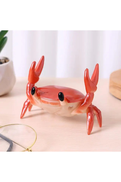 Choice حامل هاتف محمول أحمر لطيف على شكل سرطان البحر، حامل مكتبي للهاتف، حامل...