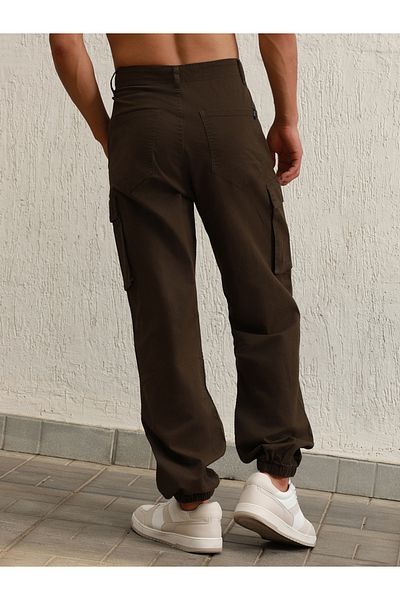 Hubberholme By Styli Mid Rise Relaxed Fit Cuffed Cargo Pants